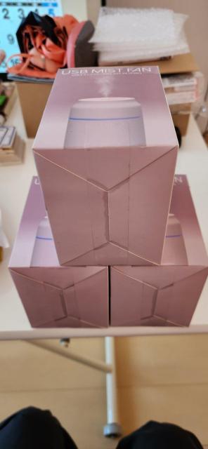 USB充電式のハンディ扇風機2セット < 家電/AV  USB充電式のハンディ扇風機2セット < 家電/AVの