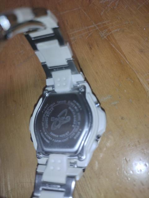 CASIOBaby-G MS�@�^�t�\�[���[�p�[���z���C�g�V���o�[�ғ��� �� �����A�N�Z�T���[/���v�� 