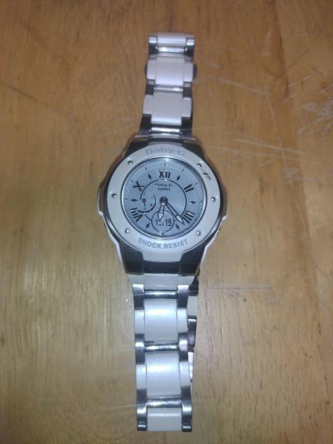 CASIOBaby-G MS�@�^�t�\�[���[�p�[���z���C�g�V���o�[�ғ��� �� �����A�N�Z�T���[/���v�� 