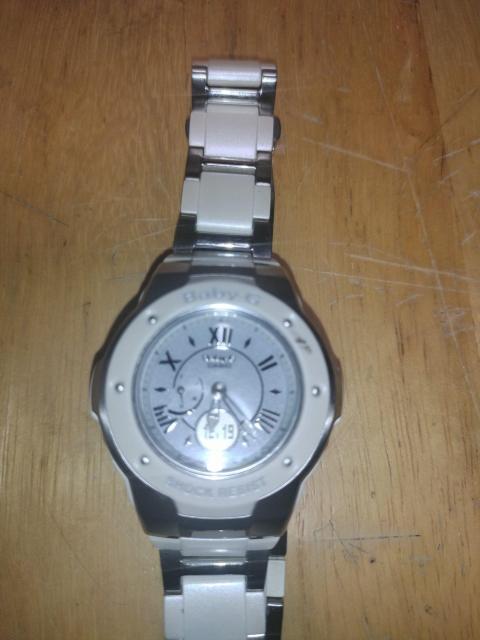 CASIOBaby-G MS�@�^�t�\�[���[�p�[���z���C�g�V���o�[�ғ��� �� �����A�N�Z�T���[/���v�� 