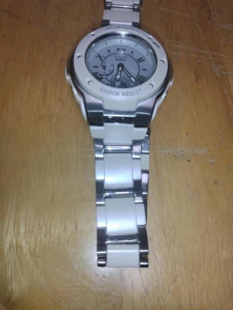 CASIOBaby-G MS�@�^�t�\�[���[�p�[���z���C�g�V���o�[�ғ��� �� �����A�N�Z�T���[/���v�� 