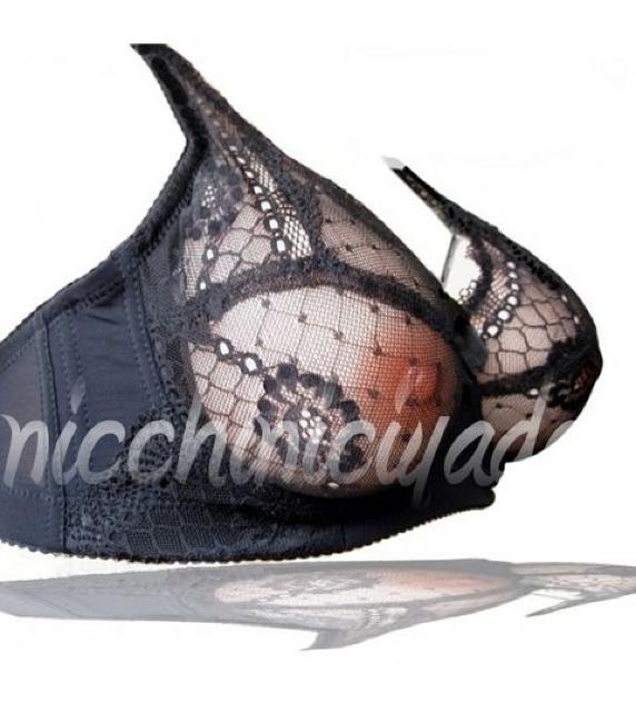SEXY★シリコンバスト用ブラジャー黒B75★人工乳房にピッタリ < 女性ファッション  SEXY★シリコンバスト用ブラジャー黒B75★人工乳房にピッタリ < 女性ファッションの