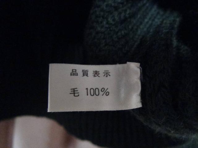 AIpicoIeの毛100%のセーター(M)グリーン新品タグ付き!。 < 男性ファッション  AIpicoIeの毛100%のセーター(M)グリーン新品タグ付き!。 < 男性ファッションの