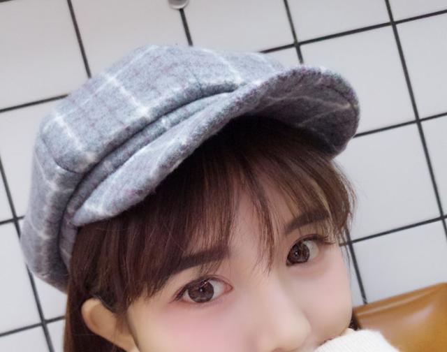 送料無料 レディース 帽子 格子柄 キャスケット グレー < 女性ファッション  送料無料 レディース 帽子 格子柄 キャスケット グレー < 女性ファッションの