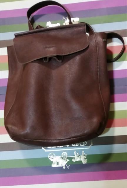 未使用に近い3way レザーショルダーバッグハンドバッグリュック トートバッグブラウン本革オールレザーコーチ好きな方も是非大活躍 < 女性ファッション  未使用に近い3way レザーショルダーバッグハンドバッグリュック トートバッグブラウン本革オールレザーコーチ好きな方も是非大活躍 < 女性ファッションの