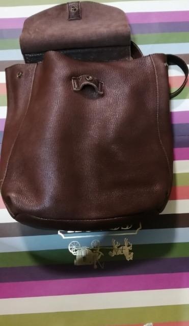 未使用に近い3way レザーショルダーバッグハンドバッグリュック トートバッグブラウン本革オールレザーコーチ好きな方も是非大活躍 < 女性ファッション  未使用に近い3way レザーショルダーバッグハンドバッグリュック トートバッグブラウン本革オールレザーコーチ好きな方も是非大活躍 < 女性ファッションの