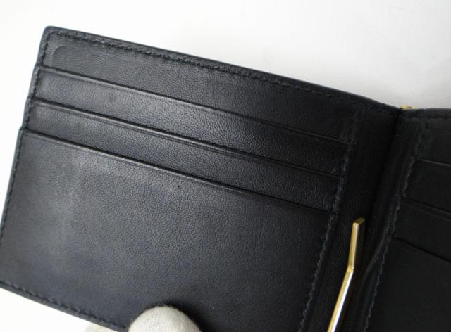 サンローラン 607738 タイニーカサンドラビルクリップウォレット 二つ折りマネークリップ財布 ブラック<USED>【送料無料】 < ブランド サンローラン 607738 タイニーカサンドラビルクリップウォレット 二つ折りマネークリップ財布 ブラック<USED>【送料無料】 < ブランドの