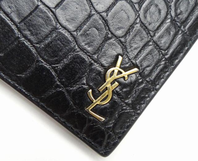 サンローラン 607738 タイニーカサンドラビルクリップウォレット 二つ折りマネークリップ財布 ブラック<USED>【送料無料】 < ブランド サンローラン 607738 タイニーカサンドラビルクリップウォレット 二つ折りマネークリップ財布 ブラック<USED>【送料無料】 < ブランドの