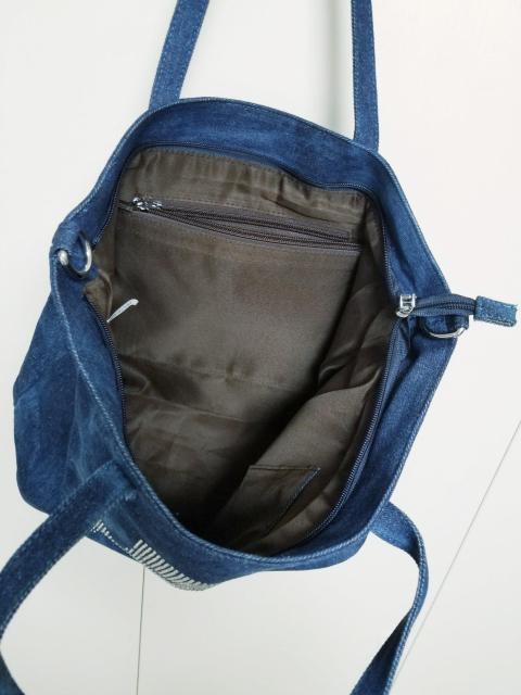 ラインストーン スカル キラキラ デニム 2wayショルダー&トートバッグ < 女性ファッション  ラインストーン スカル キラキラ デニム 2wayショルダー&トートバッグ < 女性ファッションの