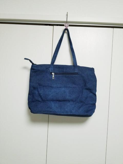 ラインストーン スカル キラキラ デニム 2wayショルダー&トートバッグ < 女性ファッション  ラインストーン スカル キラキラ デニム 2wayショルダー&トートバッグ < 女性ファッションの