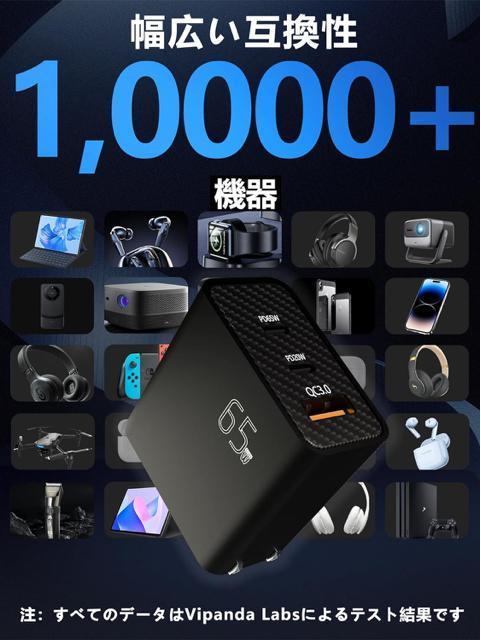 PD充電器 65w type-c usb 三台同時充電 iphone 3ポート 折りたたみ式プラグ acアダプター PD3.0対応 < 家電/AV  PD充電器 65w type-c usb 三台同時充電 iphone 3ポート 折りたたみ式プラグ acアダプター PD3.0対応 < 家電/AVの
