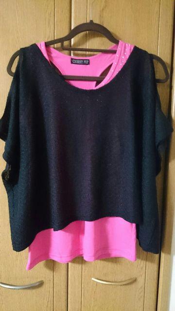 背中開き/肩出しレーシ★カットソーM新品 < 女性ファッション  背中開き/肩出しレーシ★カットソーM新品  < 女性ファッションの
