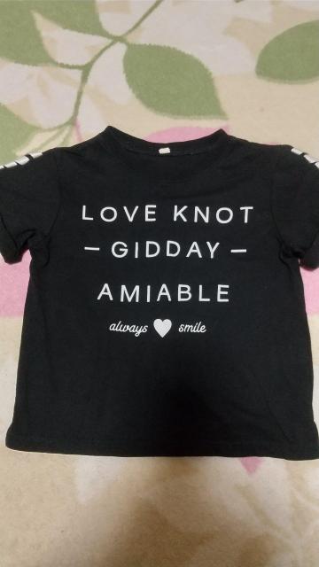 サイズ130☆両腕りぼんTシャツ☆西松屋 < キッズ/ベビー サイズ130☆両腕りぼんTシャツ☆西松屋 < キッズ/ベビーの