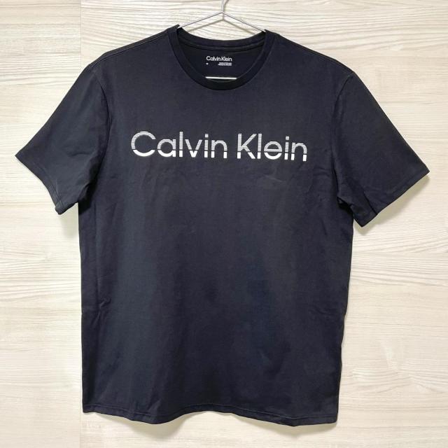 カルバンクライン Tシャツ M 半袖 プリント ロゴ コットン 黒 ブラック < 男性ファッション カルバンクライン Tシャツ M 半袖 プリント ロゴ コットン 黒 ブラック < 男性ファッションの