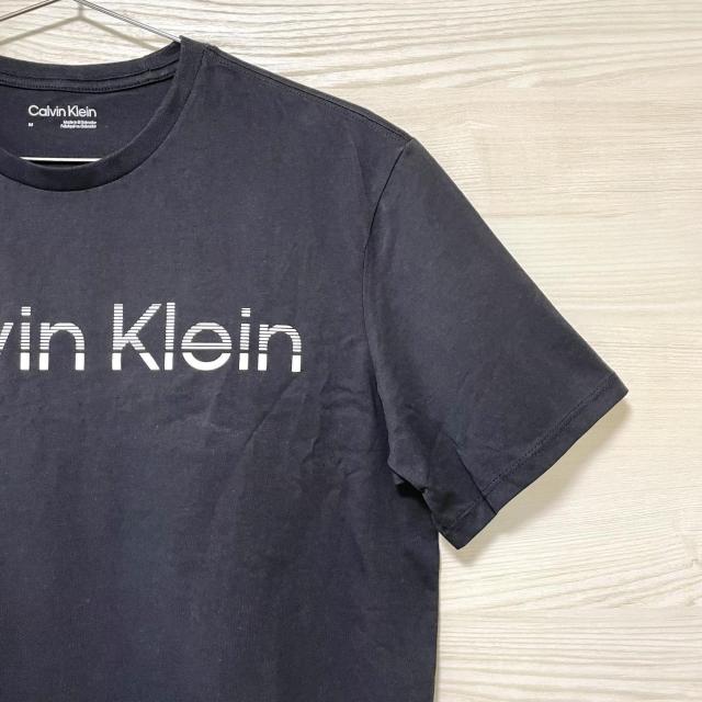 カルバンクライン Tシャツ M 半袖 プリント ロゴ コットン 黒 ブラック < 男性ファッション カルバンクライン Tシャツ M 半袖 プリント ロゴ コットン 黒 ブラック < 男性ファッションの