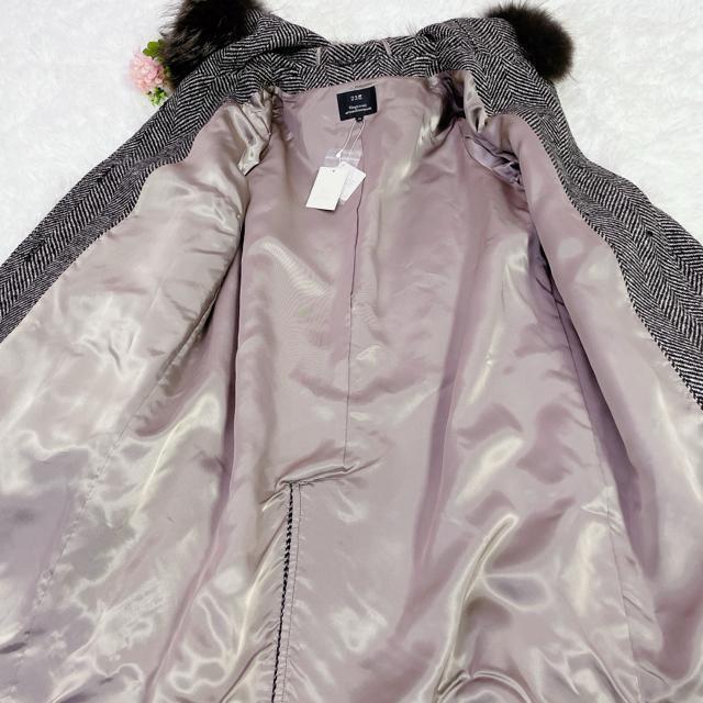 新品 23区 ヘリンボーン チャイニーズラクーンファー付 ロングコート 44 < 女性ファッション 新品 23区 ヘリンボーン チャイニーズラクーンファー付 ロングコート 44 < 女性ファッションの