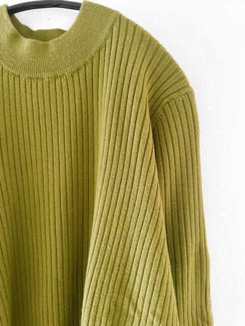 【DISCOAT(ディスコート)】もちもちとした触り心地♪/モチモチリブパイピングハイネック カーキ L size < 女性ファッション 【DISCOAT(ディスコート)】もちもちとした触り心地♪/モチモチリブパイピングハイネック カーキ L size < 女性ファッションの