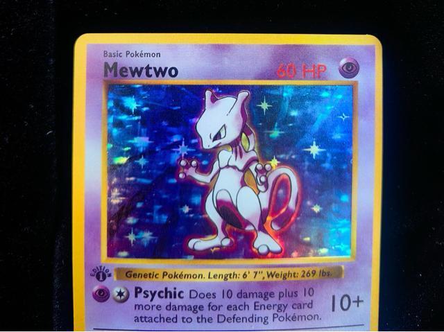 【希少/初版】ポケモンカード ミュウツー 1st シャドウレス 10/102 ポケカ < おもちゃ 【希少/初版】ポケモンカード ミュウツー 1st シャドウレス 10/102 ポケカ < おもちゃの