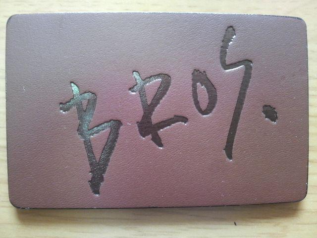 ���R�뎡 BROS �T���N�L�O�����o�[�Y�J�[�h �@���g�p  �� �^�����g�O�b�Y�� 