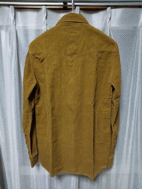 REMI RELIEF レミレリーフ コーデュロイ ウエスタン 長袖シャツ Sサイズ vintage used加工 ブラウン日本製 < ブランド  REMI RELIEF レミレリーフ コーデュロイ ウエスタン 長袖シャツ Sサイズ vintage used加工 ブラウン日本製 < ブランドの