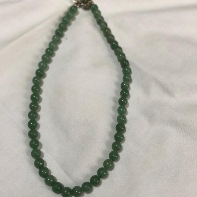 送料無料 メノウ風グリーンネックレス 40センチ < 女性アクセサリー/時計  送料無料 メノウ風グリーンネックレス 40センチ < 女性アクセサリー/時計の