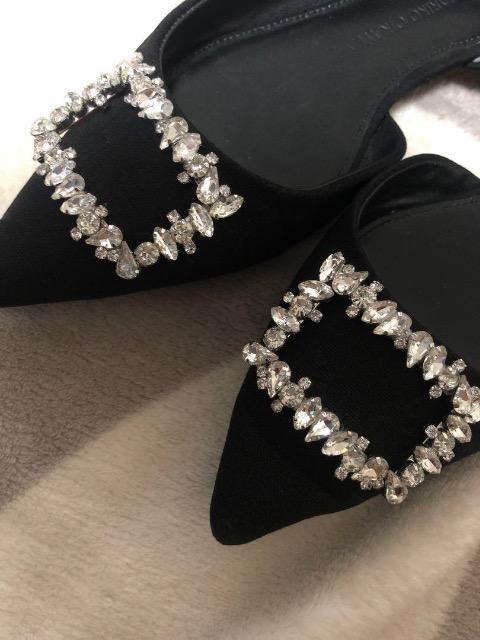 Tsuru by MarikoOikawa ツルバイマリコオイカワビジュー付フラットシューズ < 女性ファッション Tsuru by MarikoOikawa ツルバイマリコオイカワビジュー付フラットシューズ < 女性ファッションの