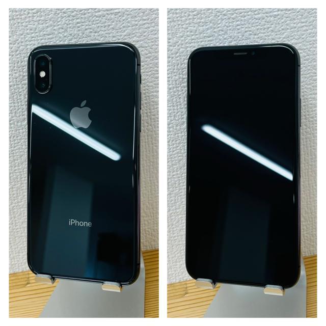 B 100% iPhone X 64 GB SIMt[ OC {  Ɠd/AV 