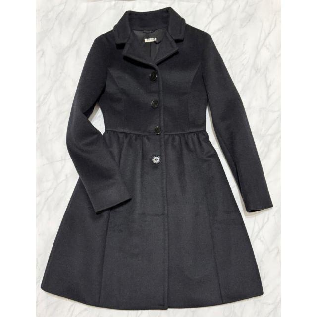 ミュウミュウmiu miu美シルエット細身コート#38 < ブランド ミュウミュウmiu miu美シルエット細身コート#38 < ブランドの