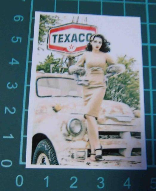 ヴィンテージ テキサコ ピンナップガール ステッカー < ホビー ヴィンテージ テキサコ ピンナップガール ステッカー < ホビーの