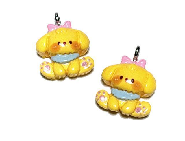 5291 小さめ黄色の犬ちゃん 2個 樹脂チャーム アクセサリーパーツ < ペット/手芸/園芸 5291 小さめ黄色の犬ちゃん 2個 樹脂チャーム アクセサリーパーツ < ペット/手芸/園芸の