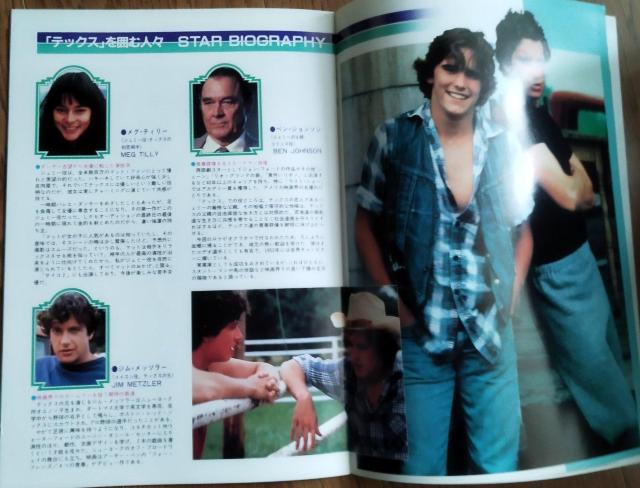 マット・ディロン テックス エミリオ・エステヴェス 映画パンフレット 1984 チケット半券付き 東宝シンデレラ 沢口靖子 < ホビー  マット・ディロン テックス エミリオ・エステヴェス 映画パンフレット 1984 チケット半券付き 東宝シンデレラ 沢口靖子 < ホビーの