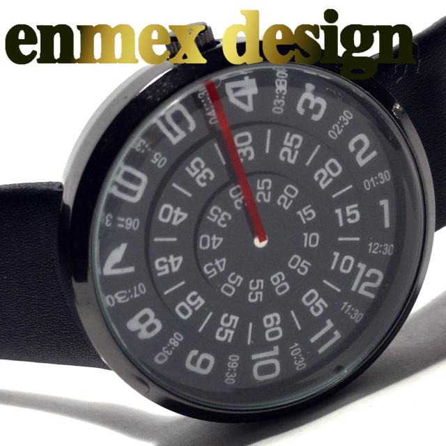ほぼ未使用【専用袋付】Enmex お洒落なメンズ腕時計 < 男性アクセサリー/時計  ほぼ未使用【専用袋付】Enmex お洒落なメンズ腕時計 < 男性アクセサリー/時計の