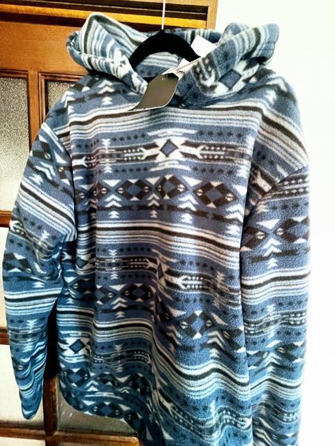 Mサイズ!高貴紳士的!暖か!フリース!長袖パーカー!新品タグ付き!軽くて!かっこ良く決まり!暖か! < 男性ファッション  Mサイズ!高貴紳士的!暖か!フリース!長袖パーカー!新品タグ付き!軽くて!かっこ良く決まり!暖か! < 男性ファッションの