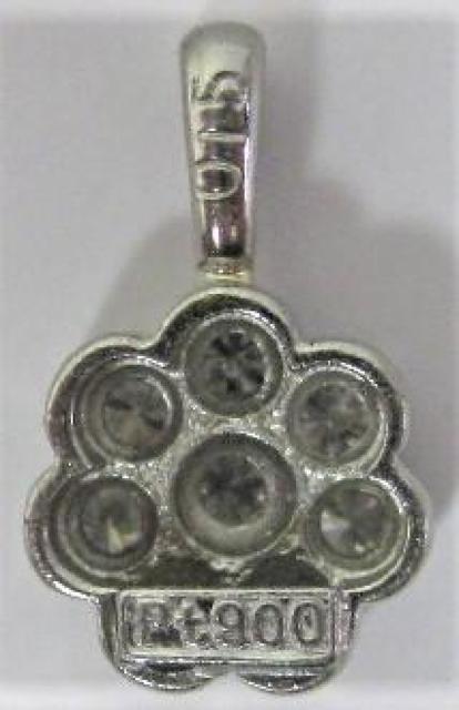 Pt900 v`i y_g ԕ _C 8 0.15ct  ANZT[/v 