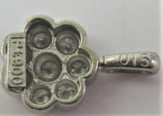 Pt900 v`i y_g ԕ _C 8 0.15ct  ANZT[/v 