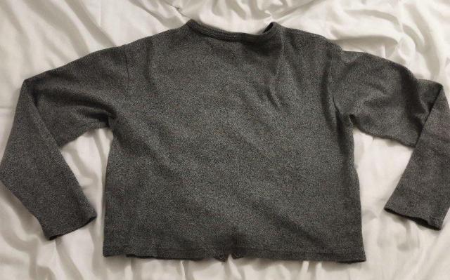 80年代 無印良品 グレースパター模様 クロップド綿カーディガン M 日本製 < 女性ファッション  80年代 無印良品 グレースパター模様 クロップド綿カーディガン M 日本製 < 女性ファッションの