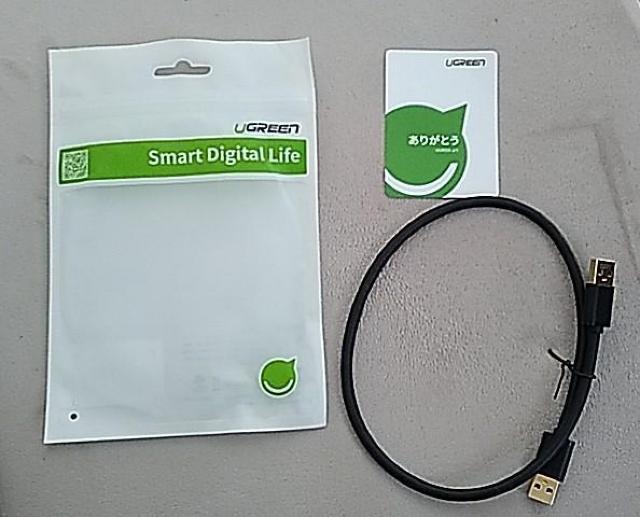 USBP[u@UGREEN USB 3.0 X[p[Xs[h0.5m^CvA-^CvA IX-IX  PC{/Ӌ@ 