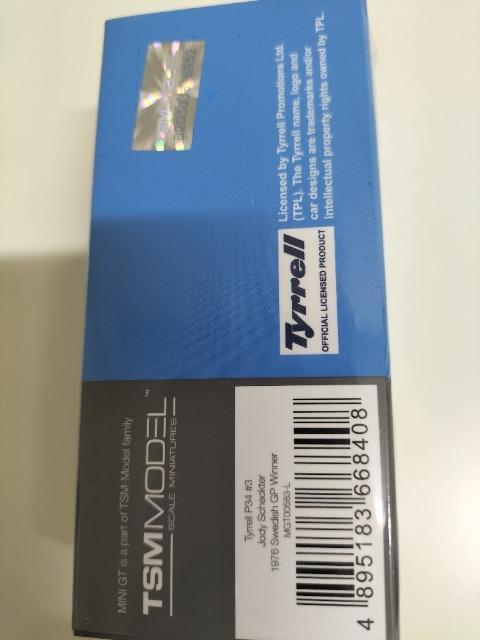 1/64 ミニGT ティレルP34 No.3 未開封新品 < ホビー  1/64 ミニGT ティレルP34 No.3 未開封新品 < ホビーの