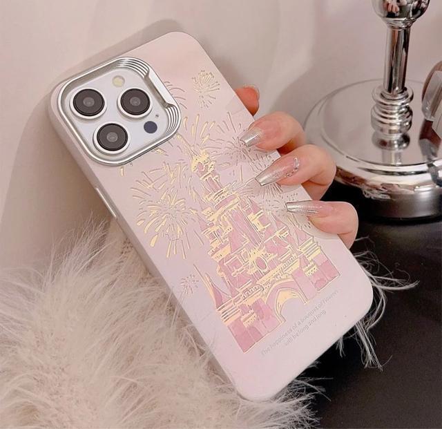 ピンク 城 花火ケースFor iphone 16 pro  iphone 16 pro max iphone16 < 家電/AV  ピンク 城 花火ケースFor iphone 16 pro  iphone 16 pro max iphone16 < 家電/AVの
