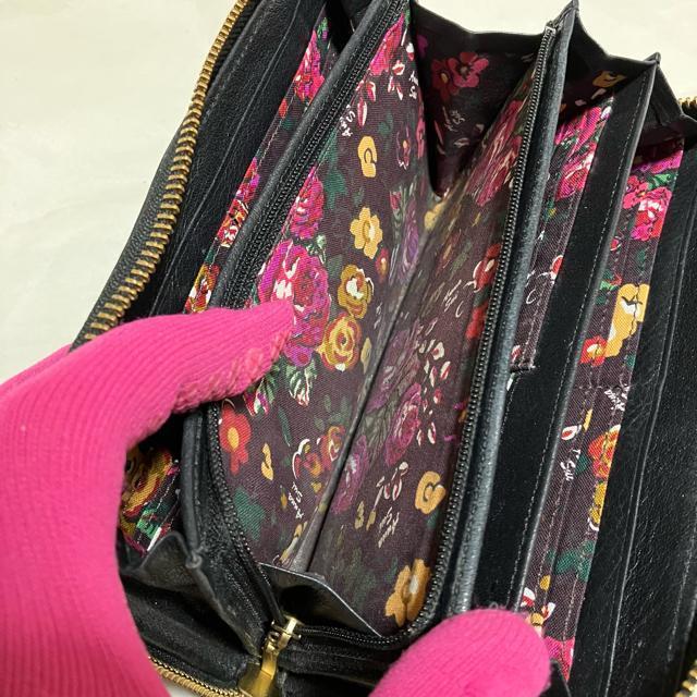 【ANNA SUI / アナスイ】 スイハート / ラウンドファスナー 長財布 < ブランド 【ANNA SUI / アナスイ】 スイハート / ラウンドファスナー 長財布 < ブランドの