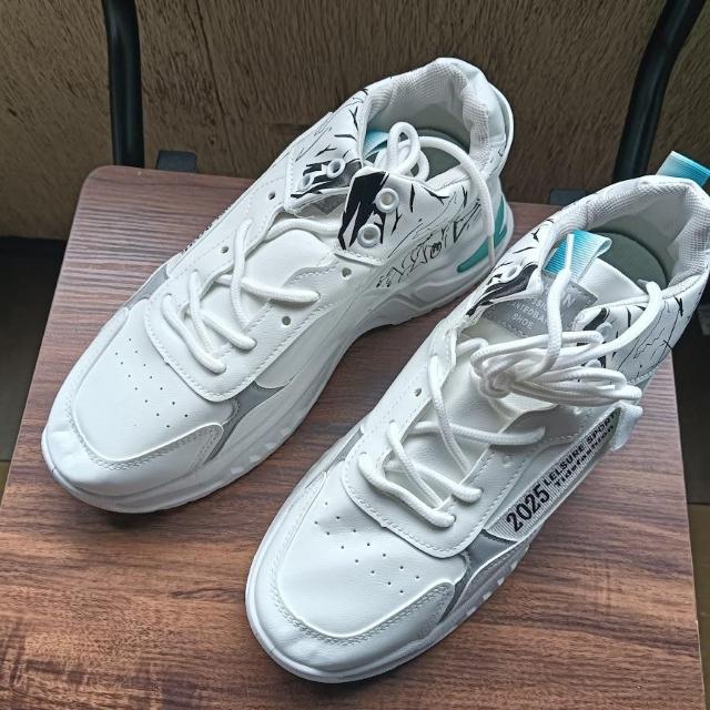 新品 25cm メンズ スニーカー シューズ 靴 ホワイト 男女兼用 < 男性ファッション  新品 25cm メンズ スニーカー シューズ 靴 ホワイト 男女兼用  < 男性ファッションの