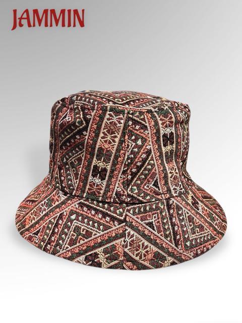 織り柄ハット バケットハット 男女兼用 エスニック アジアン ヒッピー < 男性ファッション 織り柄ハット バケットハット 男女兼用 エスニック アジアン ヒッピー < 男性ファッションの