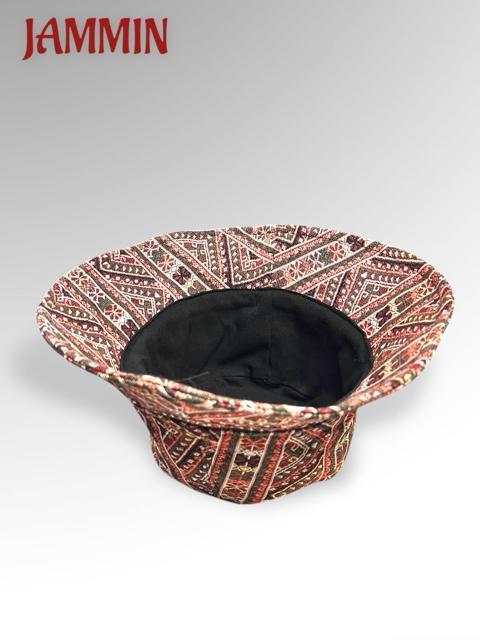 織り柄ハット バケットハット 男女兼用 エスニック アジアン ヒッピー < 男性ファッション 織り柄ハット バケットハット 男女兼用 エスニック アジアン ヒッピー < 男性ファッションの