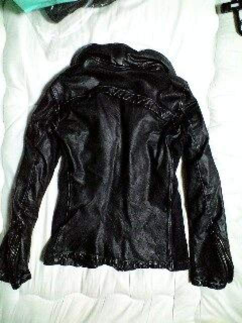 キョウジマルヤマ 後染めジャーシーレザーブルゾン1 < 男性ファッション  キョウジマルヤマ 後染めジャーシーレザーブルゾン1 < 男性ファッションの