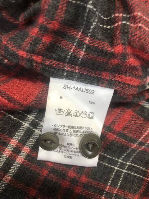 snowpeakBDチェックネルシャツスノーピークアウトドア < 男性ファッション  snowpeakBDチェックネルシャツスノーピークアウトドア < 男性ファッションの