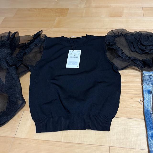 新品ザラボリュームカットソー < 女性ファッション  新品ザラボリュームカットソー < 女性ファッションの