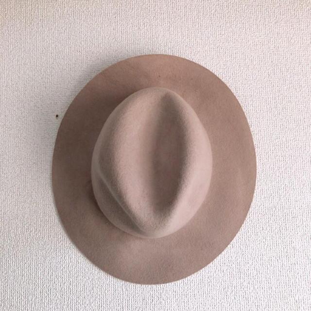 ◆grove/グローブ◆定番フェルトハット★グレー*サイズ調節可能♪ < ブランド ◆grove/グローブ◆定番フェルトハット★グレー*サイズ調節可能♪ < ブランドの