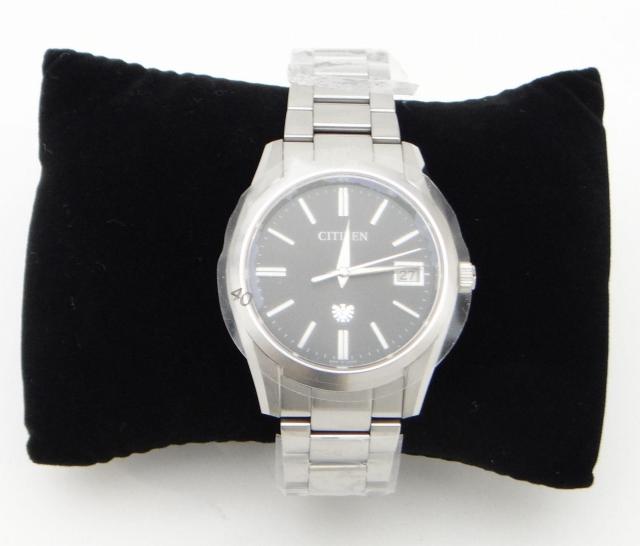 CITIZEN シチズン AQ4080-52E ザ・シチズン エコドライブ メンズ時計 SS×ブラック文字盤<未使用品>送料無料 < ブランド CITIZEN シチズン AQ4080-52E ザ・シチズン エコドライブ メンズ時計 SS×ブラック文字盤<未使用品>送料無料 < ブランドの