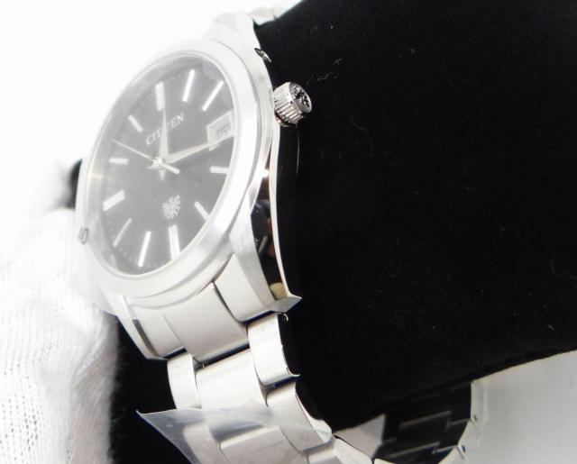 CITIZEN シチズン AQ4080-52E ザ・シチズン エコドライブ メンズ時計 SS×ブラック文字盤<未使用品>送料無料 < ブランド CITIZEN シチズン AQ4080-52E ザ・シチズン エコドライブ メンズ時計 SS×ブラック文字盤<未使用品>送料無料 < ブランドの