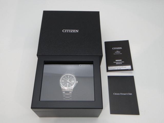 CITIZEN シチズン AQ4080-52E ザ・シチズン エコドライブ メンズ時計 SS×ブラック文字盤<未使用品>送料無料 < ブランド CITIZEN シチズン AQ4080-52E ザ・シチズン エコドライブ メンズ時計 SS×ブラック文字盤<未使用品>送料無料 < ブランドの